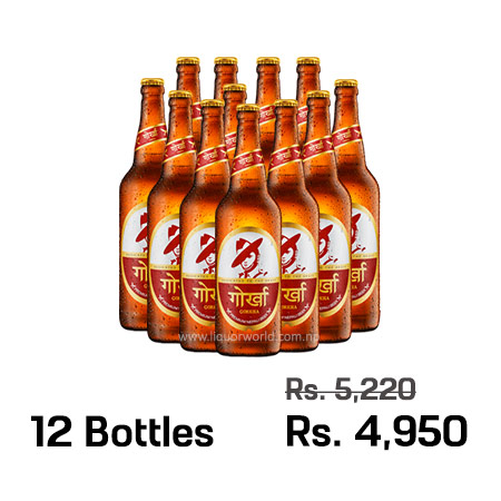 Gorkha Premium Beer 650ML x 12 Bottles Gorkha Premium Beer 650ML x 12 Bottles