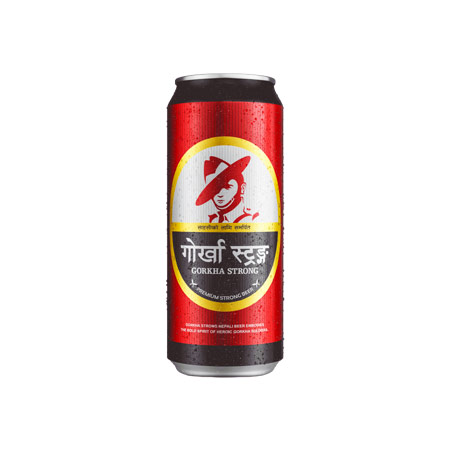 Gorkha Strong Beer Can 500ML