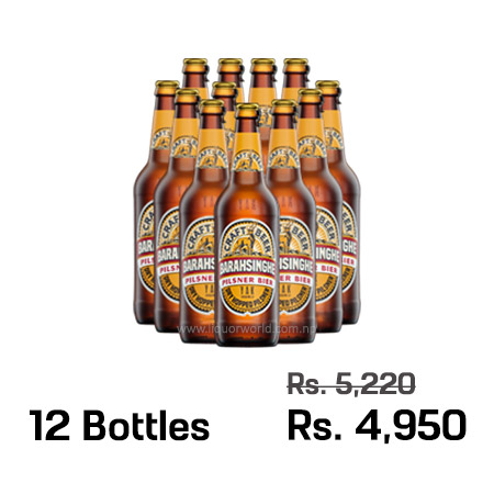 Barahsinghe Craft Pilsner 650ML x 12 Bottles Barahsinghe Craft Pilsner 650ML x 12 Bottles