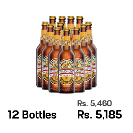 Barahsinghe Craft Pilsner 650ML x 12 Bottles Barahsinghe Craft Pilsner 650ML x 12 Bottles