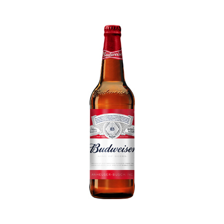 Budweiser Beer Bottle 650ML
