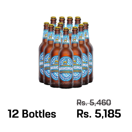 Barahsinghe Craft Yaktoberfest Marzen Sytle 650ML x 12 Bottles Barahsinghe Craft Yaktoberfest Marzen Sytle 650ML x 12 Bottles
