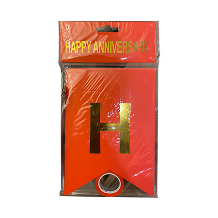 Party Propz Happy Anniversary Banner