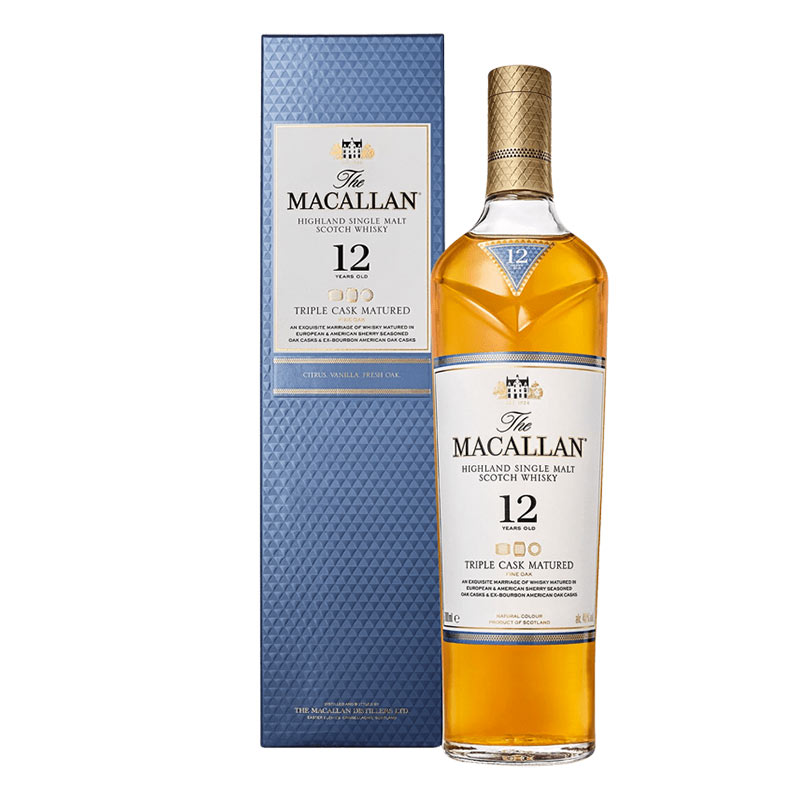 The Macallan 12 Years Triple Cask Matured 700ML The Macallan 12 Years Triple Cask Matured 700ML