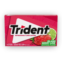 Trident Island Berry Lime Chewing Gum 14's