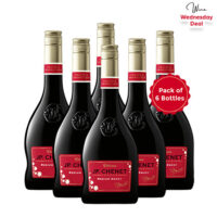 JP Chenet Medium Sweet Red 750ML (Pack of 6 Bottles)