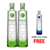 Ciroc Vodka Apple 1L x 2 Bottles + Ciroc 200ML Free
