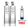 Ciroc Vodka Coconut 1L x 2 Bottles + Ciroc 200ML Free