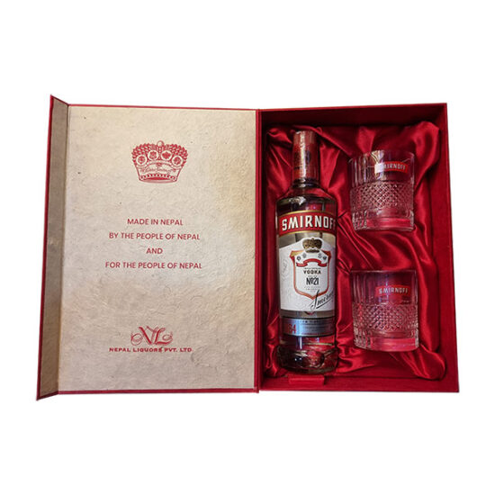 Smirnoff Vodka 750ML (Gift Pack)